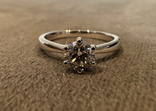 Platinum 0.60ct Solitaire