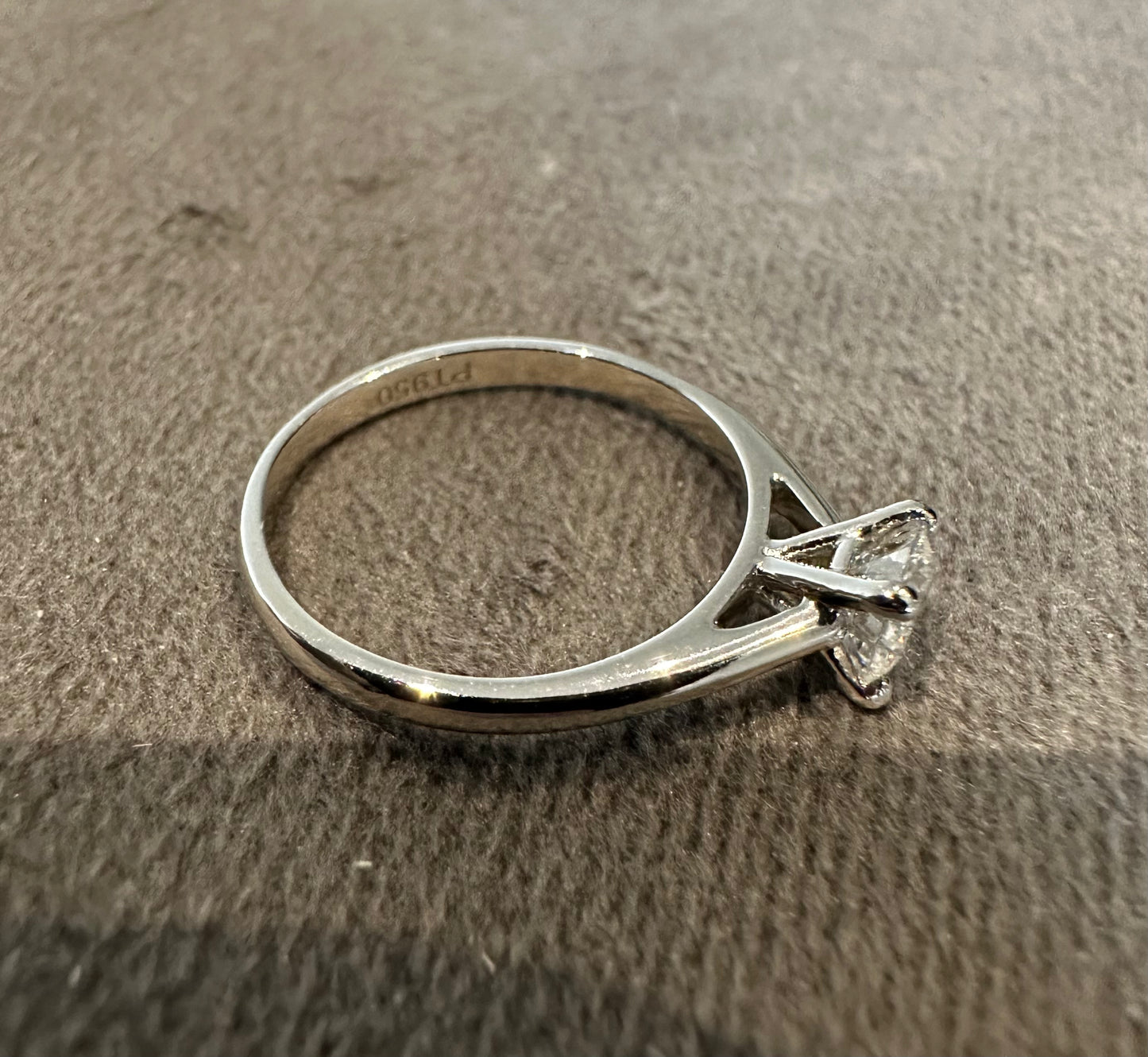 Platinum 0.47ct Solitaire